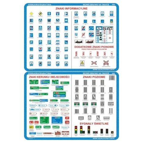 Podkładka edukacyjna Visual System Bezpieczeństwo #2